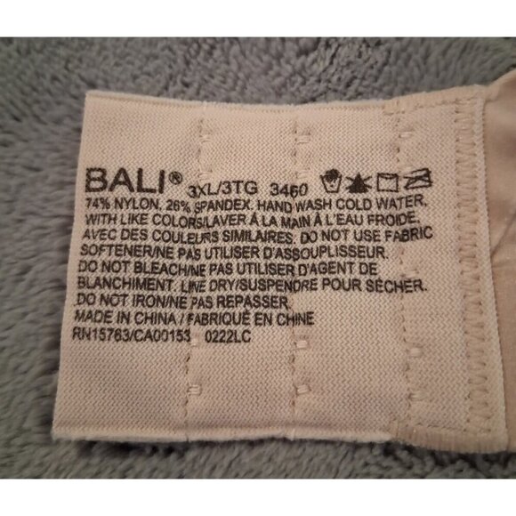 Bali 3460 Comfort Soft Touch Wireless T-Shirt Bra Lightly Lined Womens 3XL Beige - Picture 3 of 3